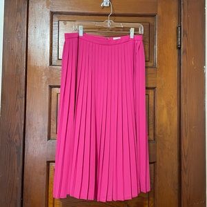 J. Crew Factory Midi Pleated Skirt